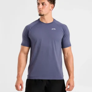 Ascend Seamless T Shirt - Denim Blue