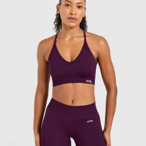 Adapt Seamless Sports Bra - Midnight Plum