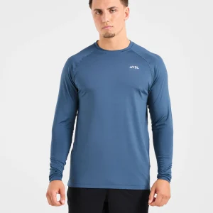 Essential Long Sleeve T Shirt - Deep Teal