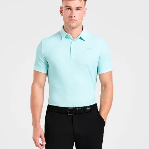 Precision Texture Polo - Summer Blue