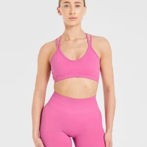 Power Seamless Sports Bra - Pink