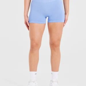 Power Seamless Shorts - Blue