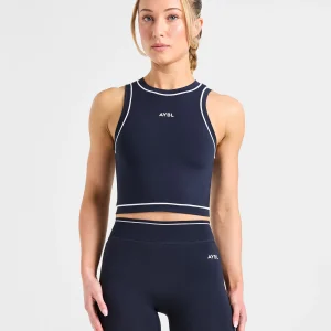 Form Tank Top - Muted Navy