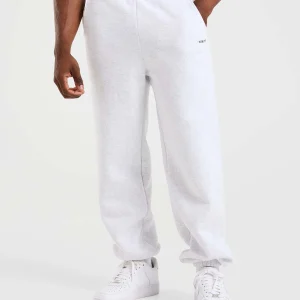 Athletics Oversized Joggers - Grey Marl