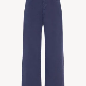 "Eglitta Jean en Coton Violet Bleu"THE ROW