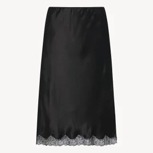 "Irene Jupe en Soie noire" THE ROW
