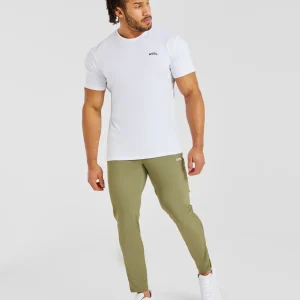 Ascend Zip Joggers - Olive Green