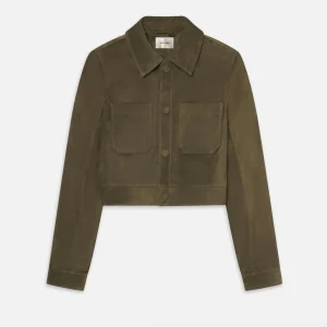 " Petite veste en daim en cyprès" FRAME