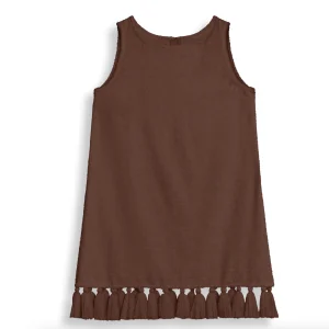 "Robe Courte Manon Marron" CAP D'ANTIBES