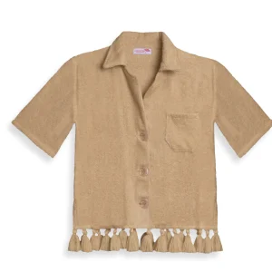 "Chemise Antonia beige" CAP D'ANTIBES