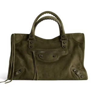 "Sac Le City Moyen pour Femme en Kaki " BALENCIAGA