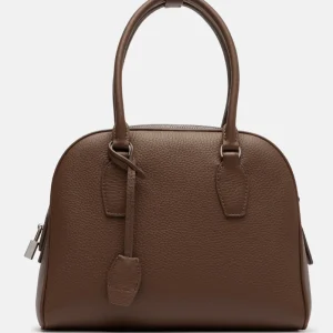 "Sac India 10 Small en cuir Dark Olive Ans" THE ROW