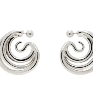 "Boucles d'oreilles Triptych Earrings Medium Cuivre plaqué or 18 carats" PANCONESI