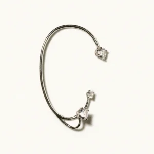 "Boucles Ear Cuff Three Point en argent " PANCONESI