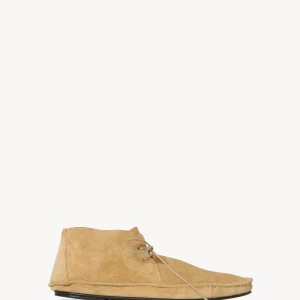 "Tyler Chaussures à Lacets en Daim Lin Jaune" THE ROW