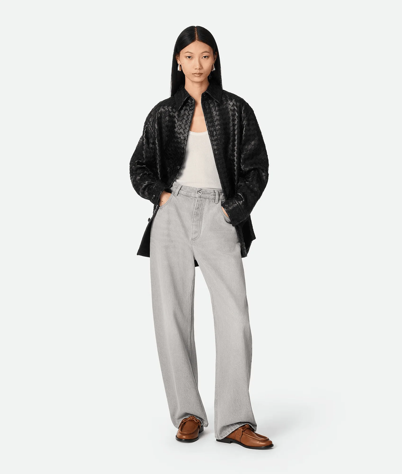 "Mocassins Astaire Light wood" BOTTEGA VENETA – Image 2