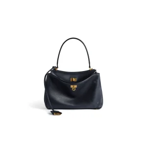 "Sac À Main Rodeo Petit pour Femme en Bleu Marine " BALENCIAGA