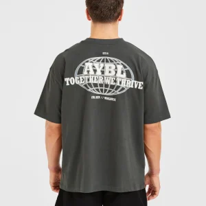 Global Oversized T Shirt - Sea Moss