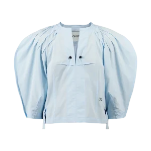 "Odalique Top Bleu ciel" NACKIYÉ